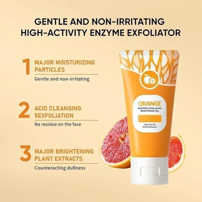 Orange Enzymes Exfoliating Brightening Gel LF16-35 | Natural Face Scrub