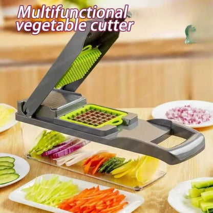 16-in-1 Vegetable Slicer & Cutter | Multifunctional Food Cutter & Chopper