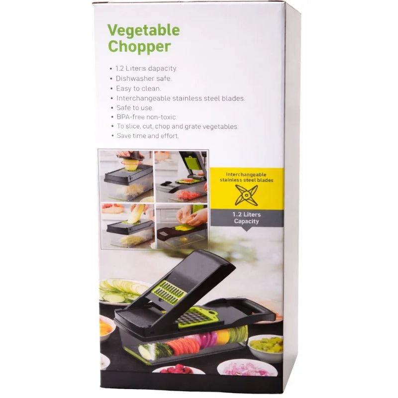 16-in-1 Vegetable Slicer & Cutter | Multifunctional Food Cutter & Chopper
